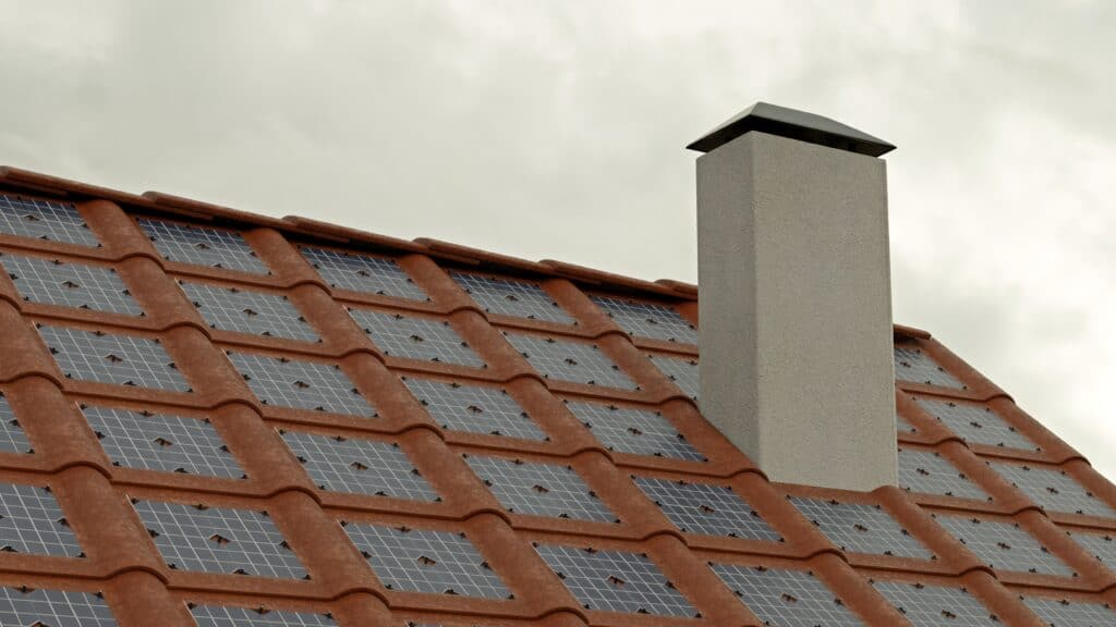 solar tile roof