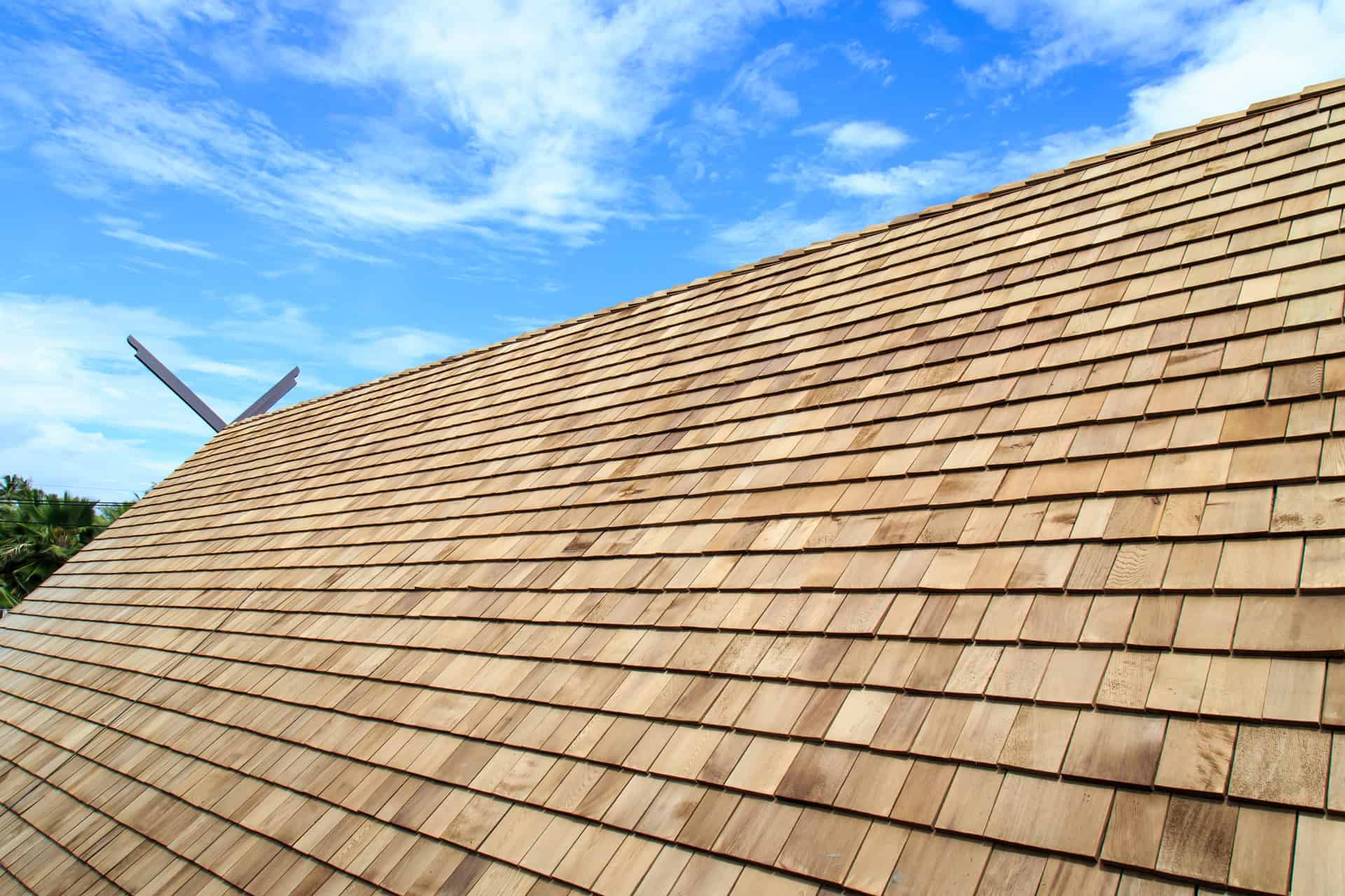 wood shingle roof