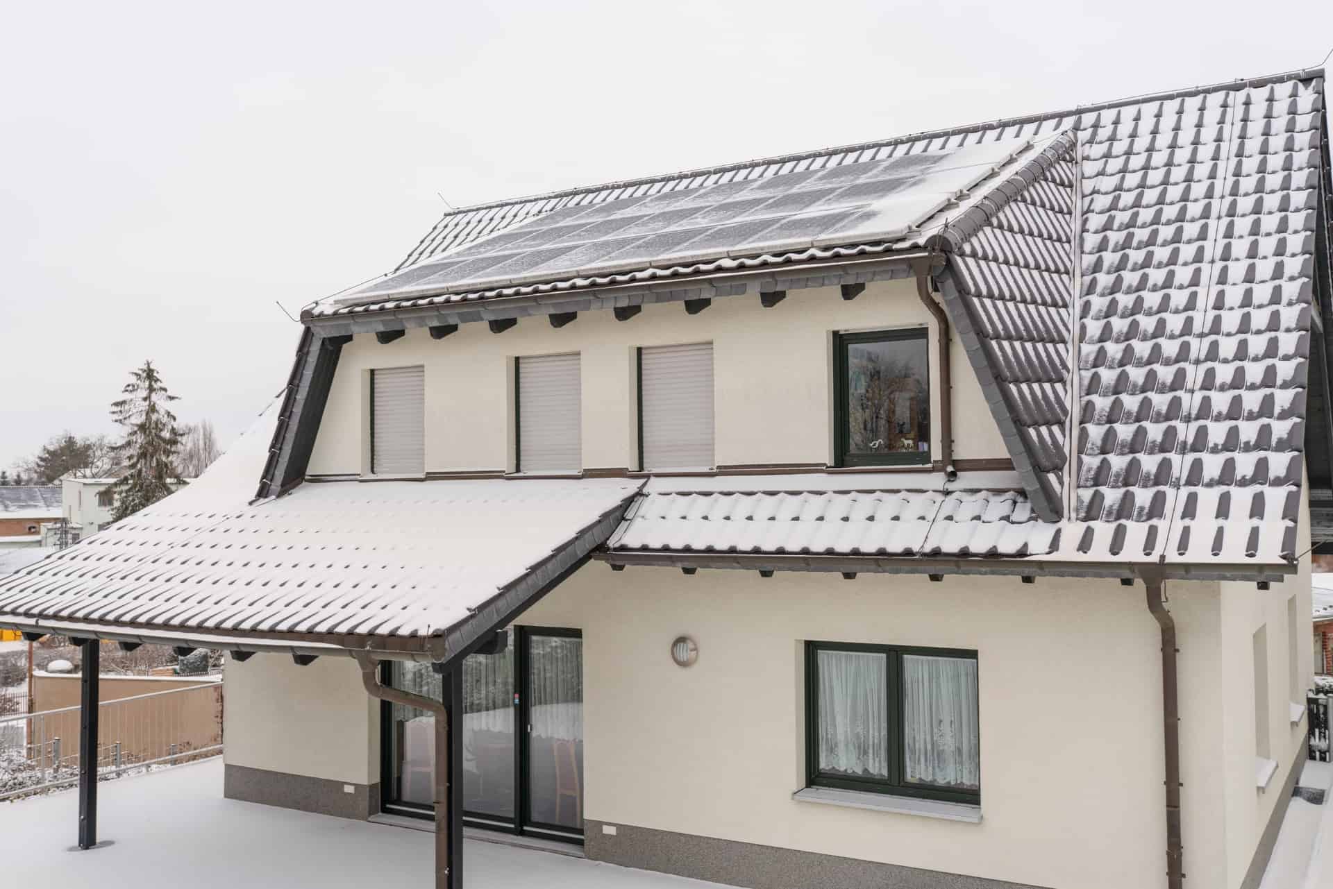 roof in winter weather