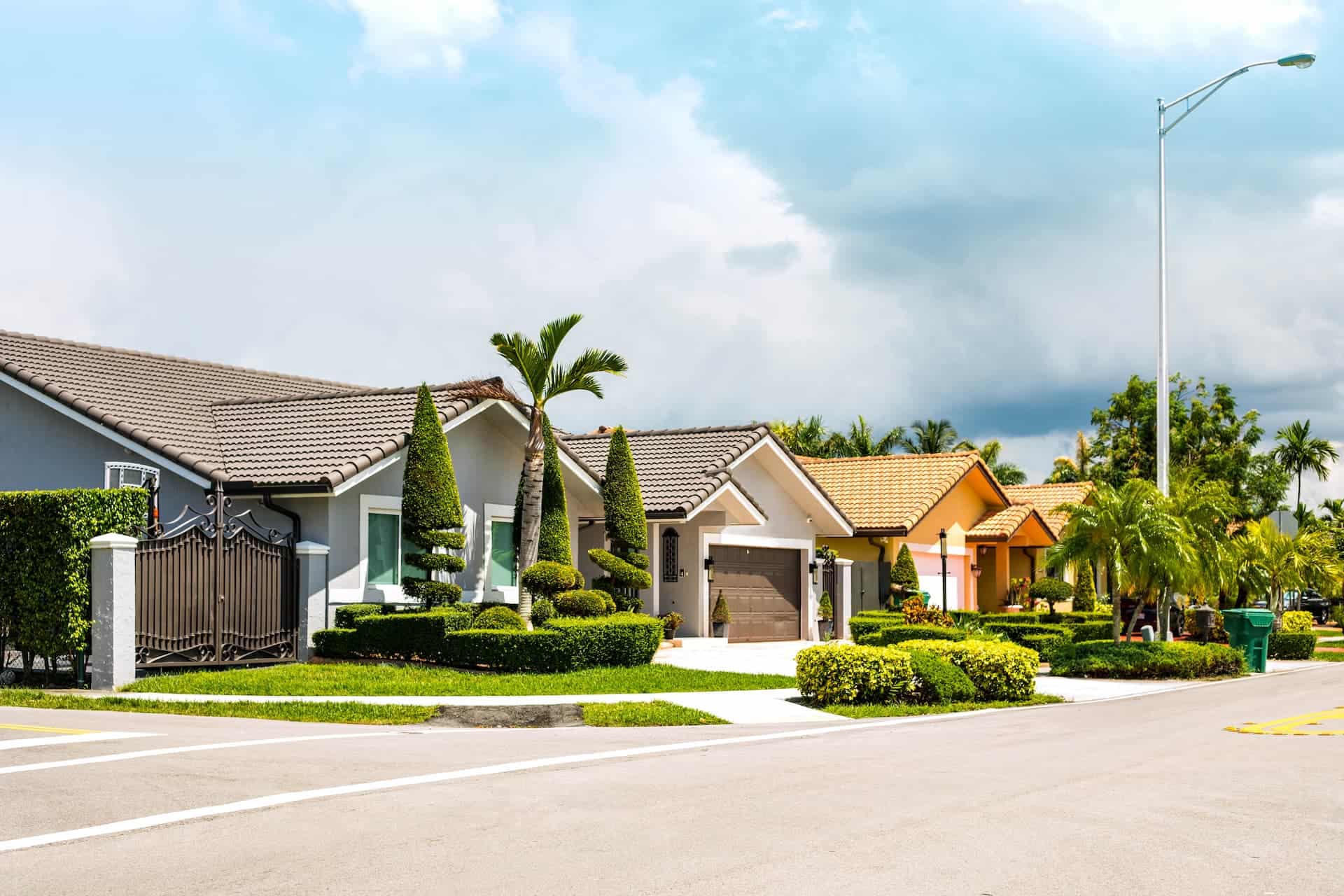 Homes in Florida with tile roofs